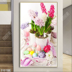 Tranh chậu hoa tiên ông