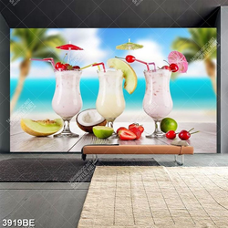 Tranh 3 ly sinh tố