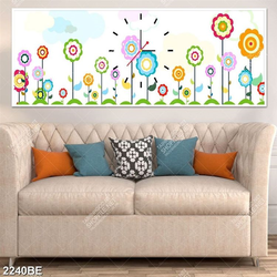 Tranh in kính bếp