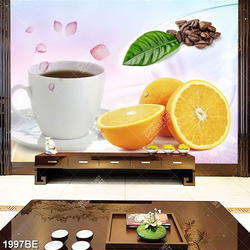 Tranh tách trà và chanh