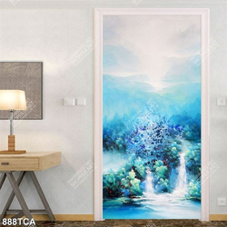 Tranh trang trí tường sơn dầu nghệ thuật khổ dọc