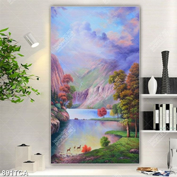 Tranh phong cảnh sơn dầu trang trí tường