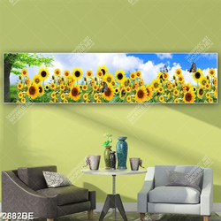 Tranh cánh đồng hoa hướng dương