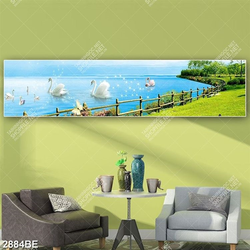 Tranh thiên nga và sông