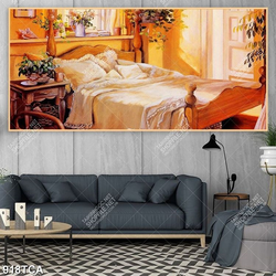 Tranh sơn dầu phòng ngủ đẹp