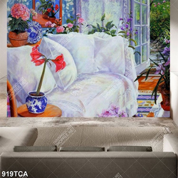 Tranh sơn dầu trang trí phòng khách đẹp nhất