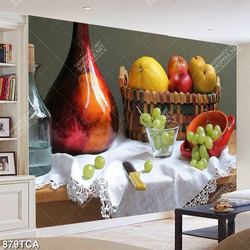 Tranh sơn dầu tĩnh vật hoa quả trang trí nội thất