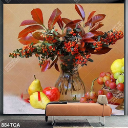 Tranh gắn tường hoa quả tĩnh vật file gốc