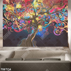Tranh trang trí tường táng cây nghệ thuật
