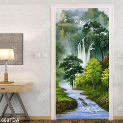 Tranh sơn dầu phong cảnh thác nước chất lượng cao