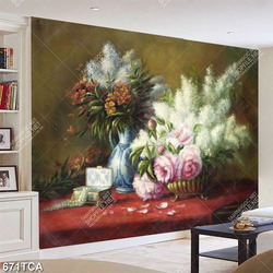 Tranh sơn dầu hoa quả tĩnh vật nghệ thuật gắn tường Tranh sơn dầu hoa quả tĩnh vật nghệ thuật gắn tường