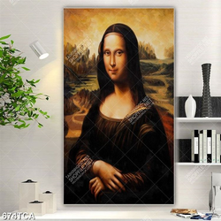 Tranh sơn dầu Mona LiSa chất lượng cao
