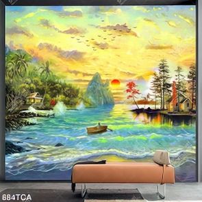 Tranh sơn dầu phong cảnh biển nghệ thuật