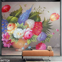 Tranh decor tường hoa quả sơn dầu file gốc