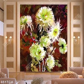 Tranh tĩnh vật hoa quả sơn dầu gắn tường chất lượng cao