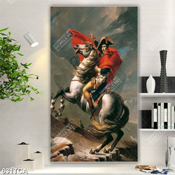 Tranh sơn dầu nghệ thuật Napoleone và chú ngựa trắng