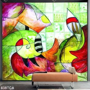 Tranh sơn dầu gắn tường đẹp