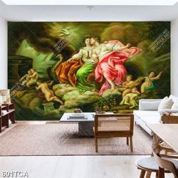 Tranh sơn dầu cổ điển phong cách Châu Âu