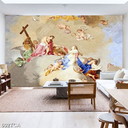 Tranh công giáo Đức Mẹ lên trời