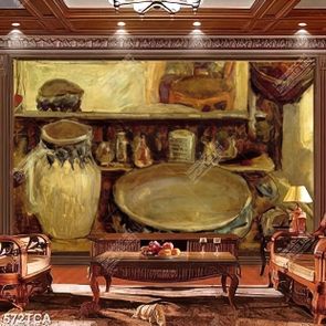 Tranh tĩnh vật mới nhất phong cách Châu Âu in kính