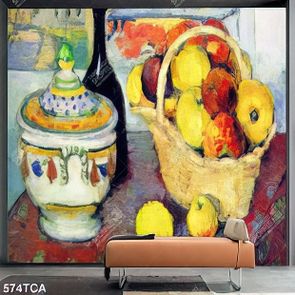 Tranh tĩnh vật hoa quả sơn dầu nghệ thuật gắn tường