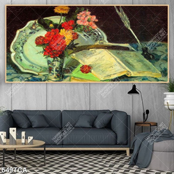Tranh tĩnh vật sơn dầu phong cách Châu Âu decor tường