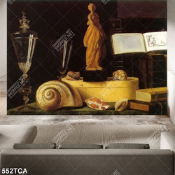 Tranh gắn tường sơn dầu nghệ thuật Châu Âu in uv