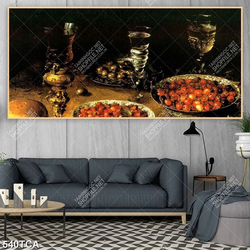 Tranh tĩnh vật hoa quả gắn tường chất lượng cao