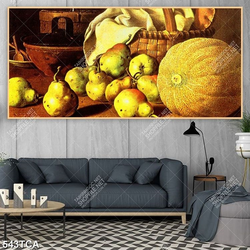 Tranh tĩnh vật  hoa quả sơn dầu trang trí tường đẹp nhất