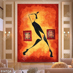 Tranh sơn dầu mới nhất decor phòng ngủ