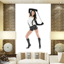 Tranh cô nàng cá tính treo tường spa