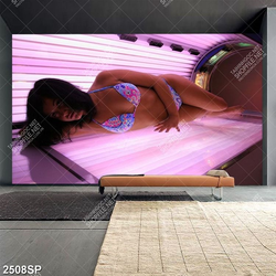 Tranh người đẹp mặc bikini gợi cảm treo trang trí spa