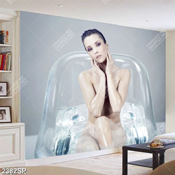 Tranh spa người mẫu bán khỏa thân nghệ thuật