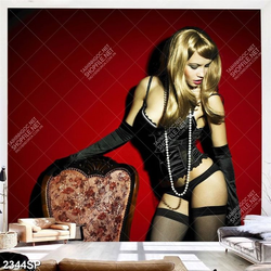 Tranh spa người mẫu bikini gợi cảm