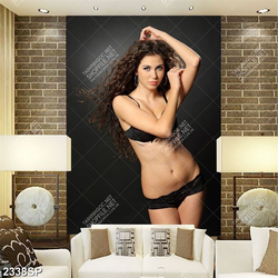 Tranh người đẹp bikini treo spa