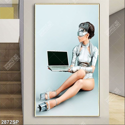 Tranh spa người đẹp đến từ tương lai