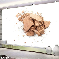 Tranh bột phấn in canvas