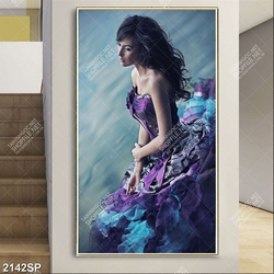 Tranh treo spa nàng thơ xinh đẹp