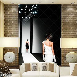 Tranh sàn diễn catwalk trang trí spa