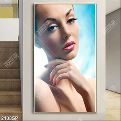 Tranh spa gương mặt xinh đẹp