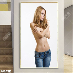 Tranh treo spa người mẫu bán khỏa thân