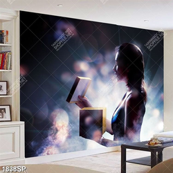 Tranh spa người đẹp bên ánh sáng huyền ảo