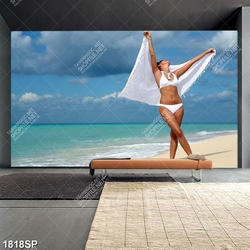 Tranh người mẫu bikini