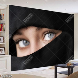 Tranh đôi mắt đẹp bí ẩn