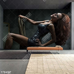 Tranh cô nàng gợi cảm treo spa