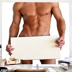 Tranh thân hình nam tính của người mẫu nam in canvas