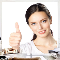 Tranh cô gái mắt xanh xinh đẹp