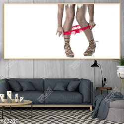 Tranh nghệ thuật cô gái có đôi chân dài