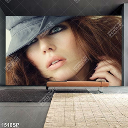 Tranh gương mặt xinh đẹp treo spa