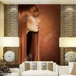 Tranh in canvas người mẫu với mái tóc tài